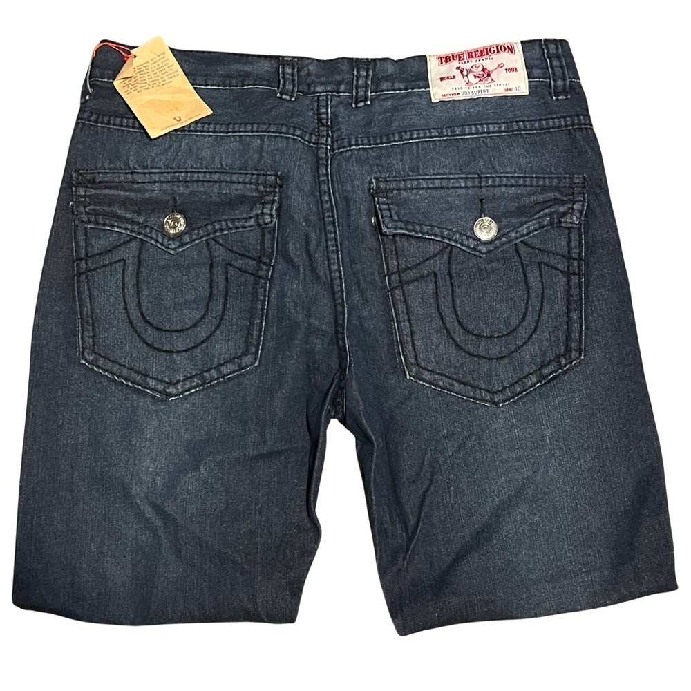 Rare Vintage True Religion JOEY SUPER T Men’s Size 40 Dark Denim - Picture 4 of 7